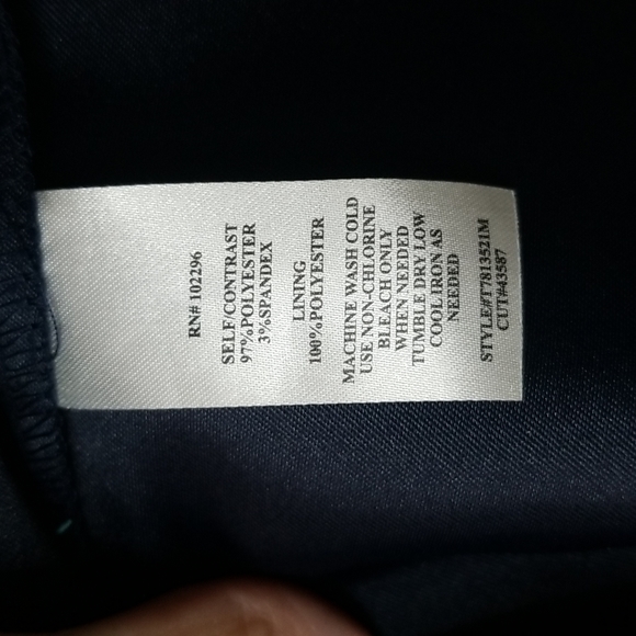 Connected Apparel Cassie Sleeveless Dress; Colorblock: Mint/Aqua/Navy; Size 6 - Picture 8 of 9